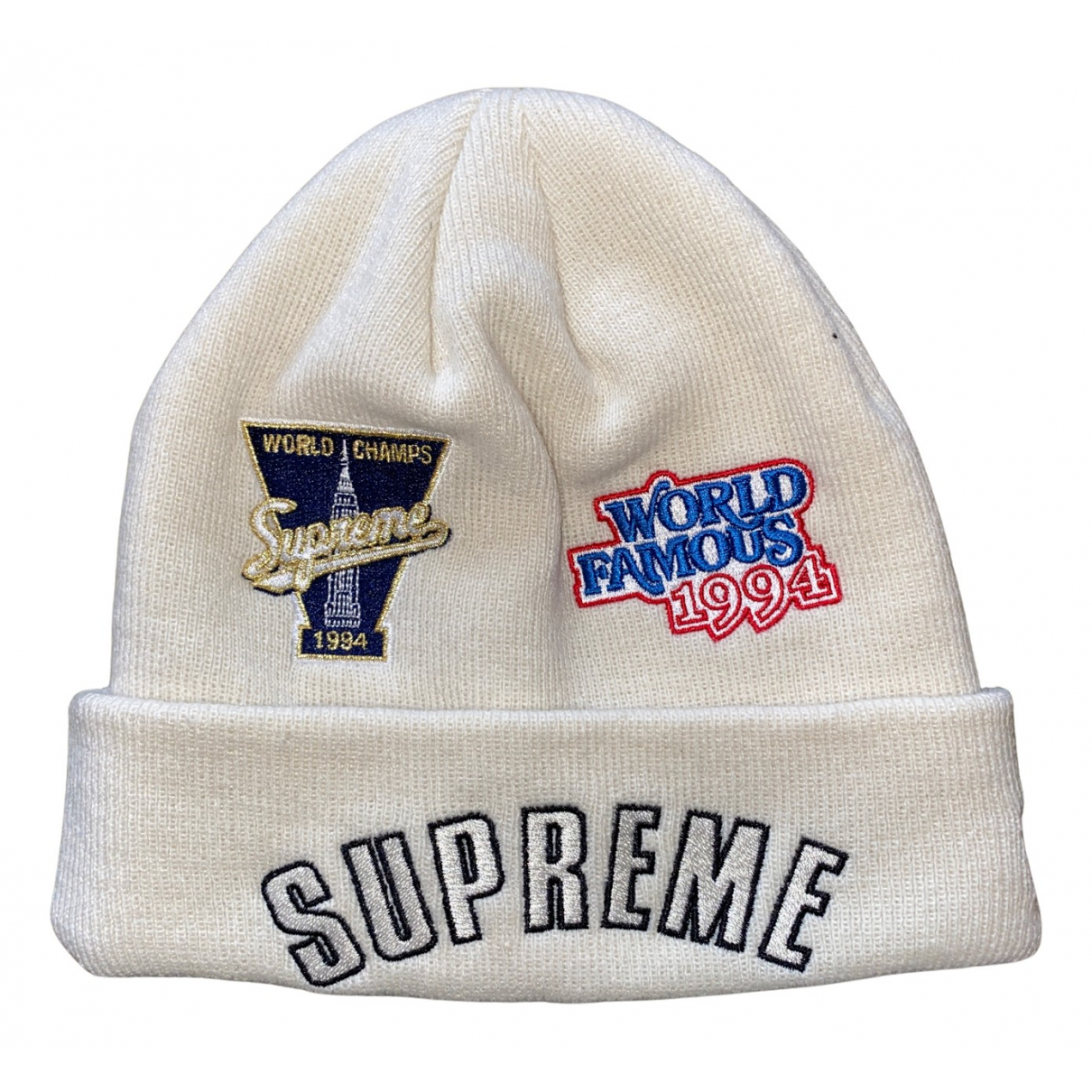 Wool hat Supreme Beige size L 